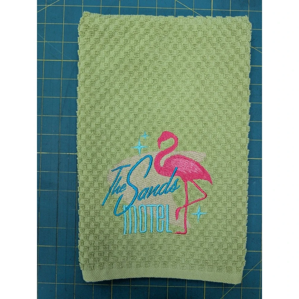 The Sands Hotel Retro Mid Century Modern Kitchen Bath Bar Towel Great Gift Idea!